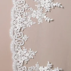 Sluier Met Italiaanse Kant S115-300/1/MED | Poirier -Exporteren Pracht Trouw Winkel s115 300 poirier 2 opt 5