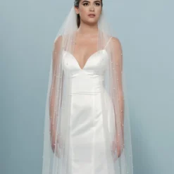 Poirier S19-300-1-Soft Sluier Ivoor -Exporteren Pracht Trouw Winkel s19 300 1 soft 002 s19 300 002 02