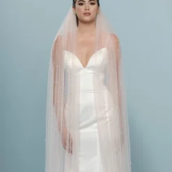 Poirier S19-300-1-Soft Sluier Blush -Exporteren Pracht Trouw Winkel s19 300 1 soft 049 s19 300 049 03