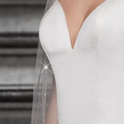 Poirier Enkellaagse Sluier S215-300/1/MED -Exporteren Pracht Trouw Winkel s215 300 1 med 224 s215 300 002 05