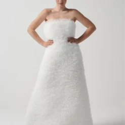 Poirier S332-250 Trouwjurk Ivoor