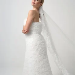 Poirier S415-200-R-Soft Sluier Ivoor -Exporteren Pracht Trouw Winkel s415 200 r soft 002 s415 200 002 02