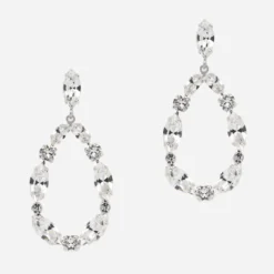 Abrazi Jane Swarovski Oorbellen Zilver