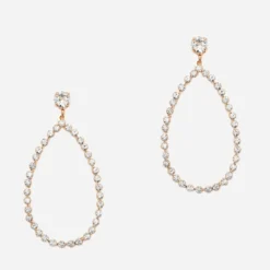 Abrazi Nina Swarovski Oorbellen Rosé