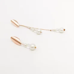 Forever & Eva O201S Korte Parel Oorbel